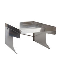 MÄHROBOTER-GARAGE XL mit Pflanzkasten 47x70x100cm Metall Edelstahl - Anthrazit, Metall (70/47/100cm) - PROREGAL