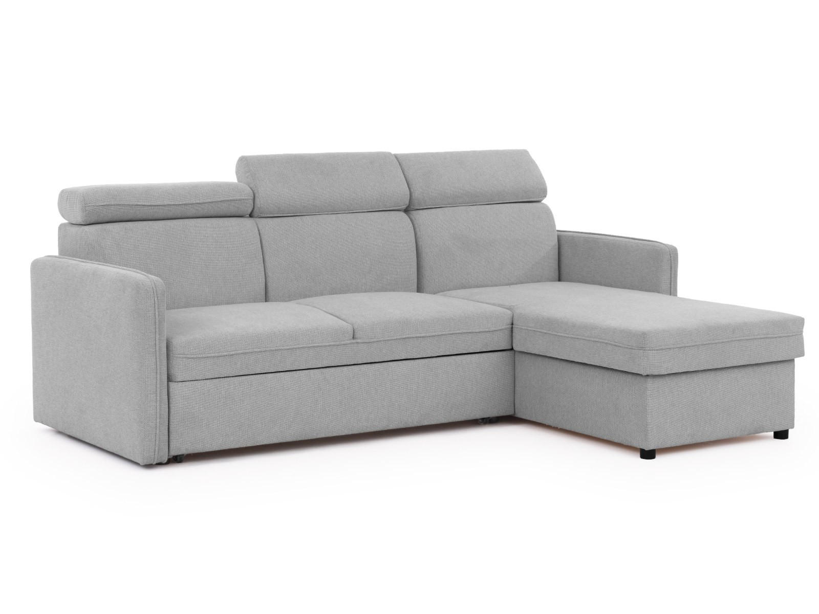 S-Style Ecksofa Hellgrau 217x160 cm