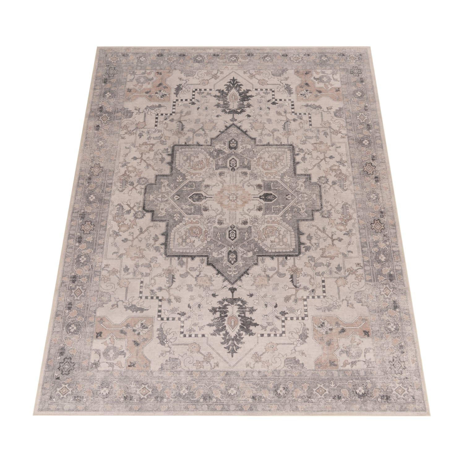 KURZFLOR-TEPPICH SEMER 425 BEIGE 240X340 - Beige, Kunststoff (240/340cm) - Paco Home