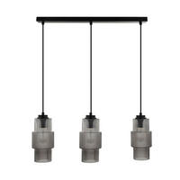HÄNGELEUCHTE YUKI - Rauchgrau, Hängelampe - Grau, Glas (4/62.5/120cm) - Home Deluxe