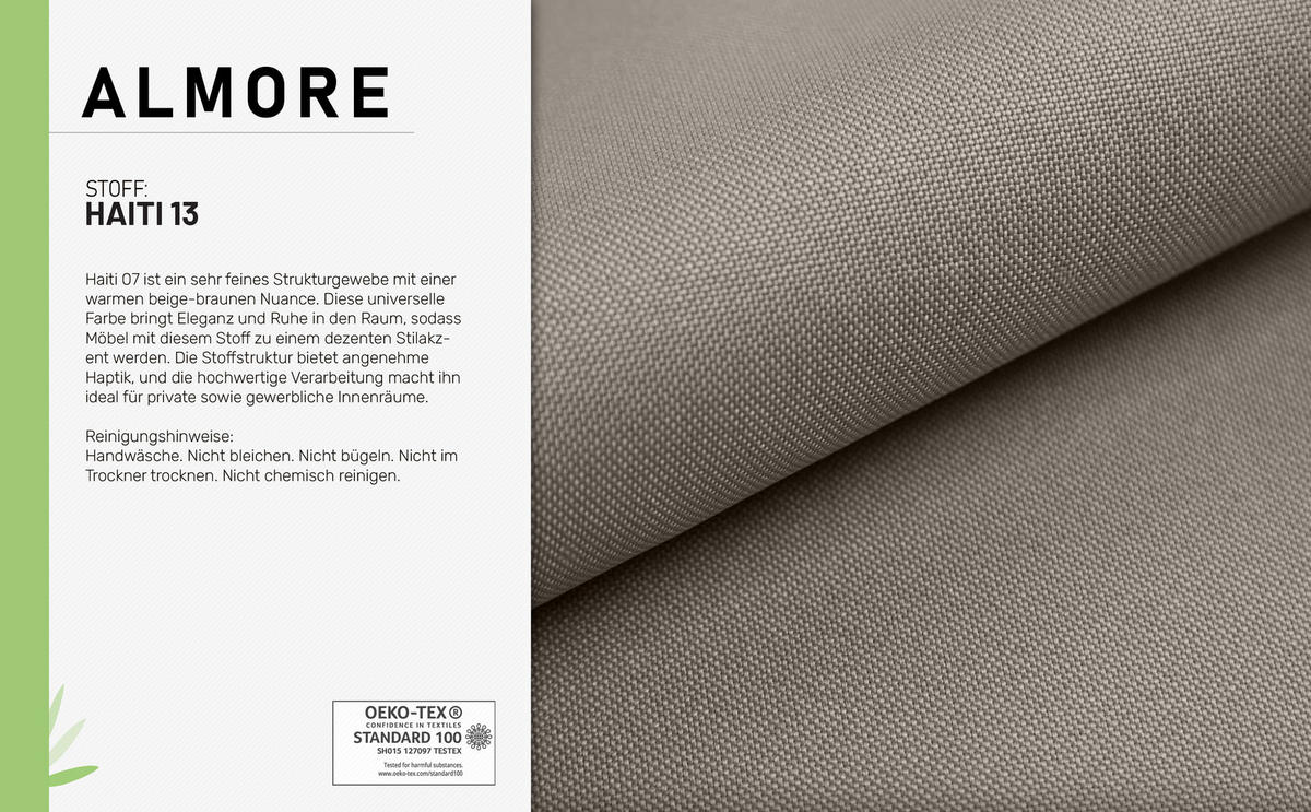 POLSTERBETT ALMORE 160x200cm Elegantes Polsterbett für modernen Wohnstil , 7-Zonen-Taschenfederkernmatratze mit kokos ARLAN (21 cm), stahl - Dunkelgrau, Holz (160/200cm) - Panda Möbel