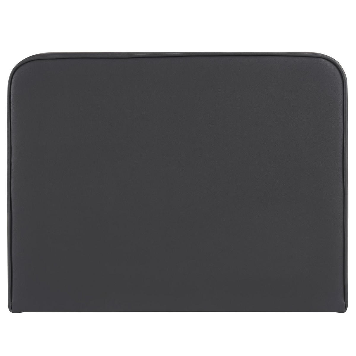 KOPFTEIL ARIELA 90X190 CM - Schwarz, Textil (90/68/6cm) - IDIMEX