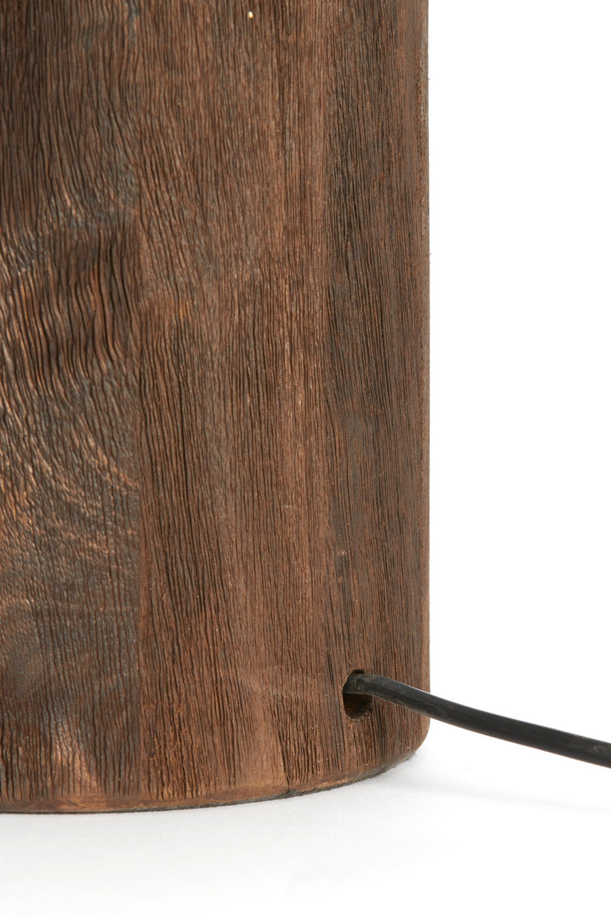 LAMPENFUSS Trapino Braun Ø13/32 cm - Braun, Holz (13/13/32cm) - Light & Living