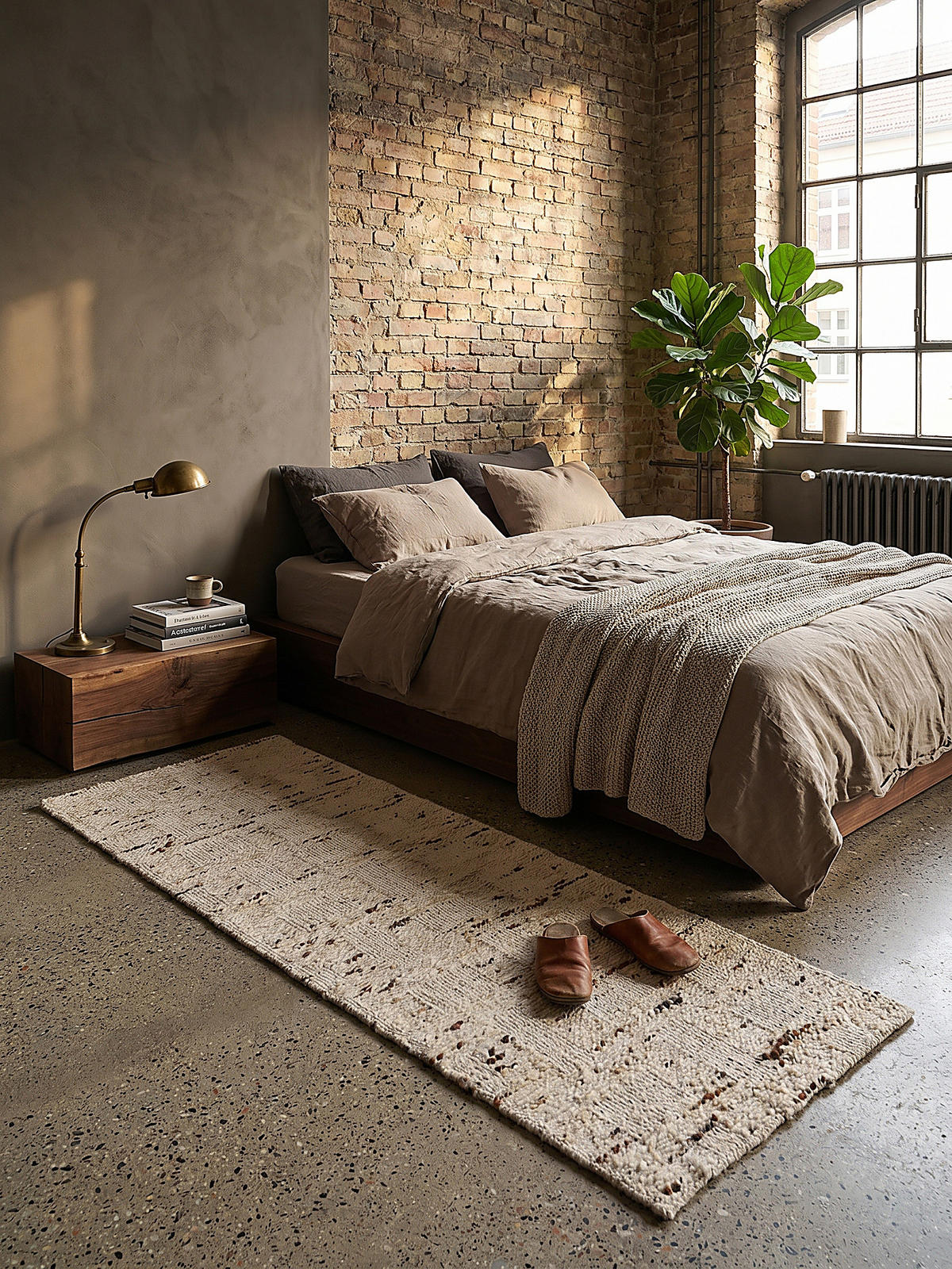 WOLLTEPPICH handgewebt ELIN, geometrisch, Natur, 80 x 300 cm - Beige, Textil (300/80cm) - KADIMA DESIGN