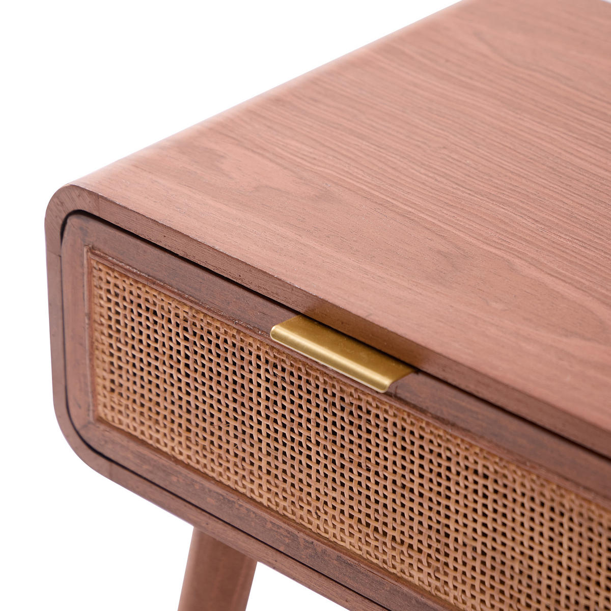 NACHTTISCH Rechteckig Braun 42 x 34 x 50 cm - Braun, Holz (42/50/34cm) - Nordlys