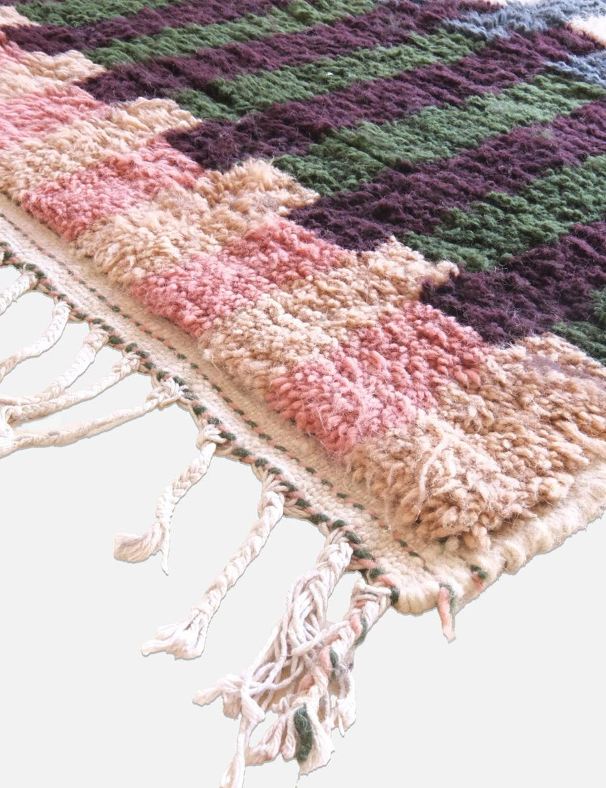 BERBERTEPPICH grafisch elegant 195x 280 cm - Multicolor, Naturmaterialien (195/280cm) - AFK Living