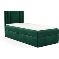 KINDERBETT CARDI - Grün, Holzwerkstoff (94/208cm) - Meblini