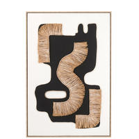 WANDBILD HUT - Multicolor, Holz (4.3/123cm) - J-Line