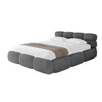 POLSTERBETT mit Bettkasten und Lattenrost, Boxbett ohne Matratze - NOMA 180x200 Dunkelgrau - Dunkelgrau, Holzwerkstoff/Textil (180/200cm) - ALTDECOR