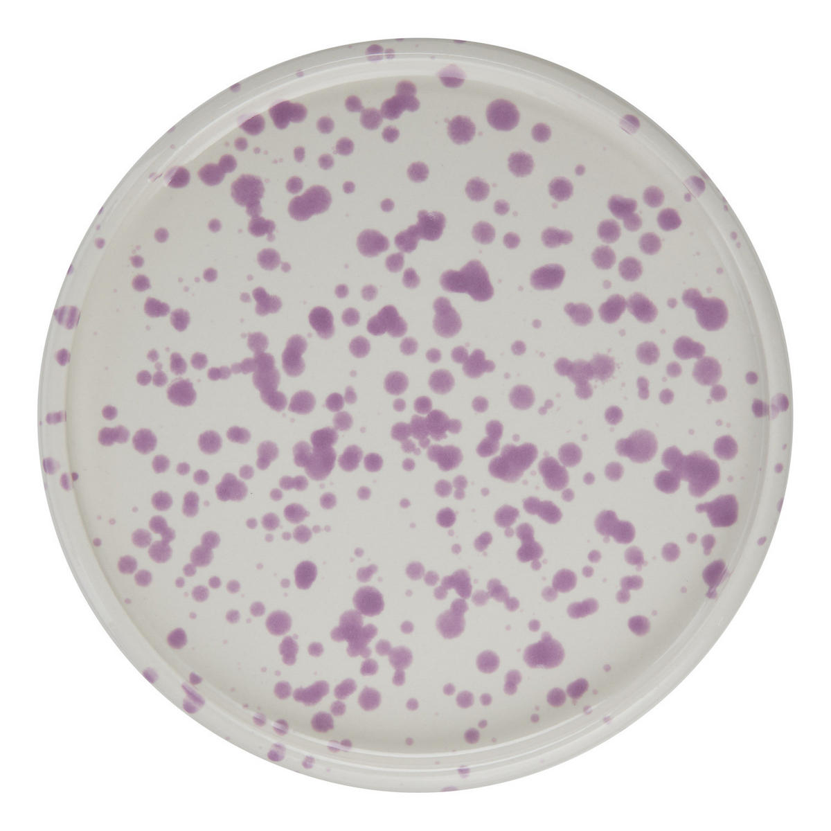 FRÜHSTÜCKSTELLER Boogy Splash - Violett, Keramik (21/21/2.3cm) - Butlers