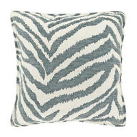 KISSENBEZUG Rowan Blau 45/45/8 cm - Blau, Textil (45/45cm) - Unique Living