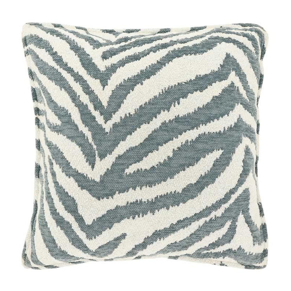 KISSENBEZUG Rowan Blau 45/45/8 cm - Blau, Textil (45/45cm) - Unique Living