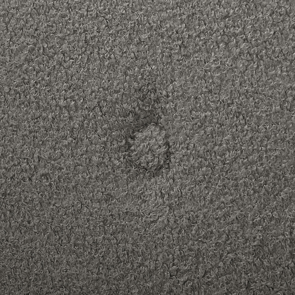 OHRENSESSEL - Dunkelgrau/Dunkelbraun, Textil (85/101/89cm) - home24