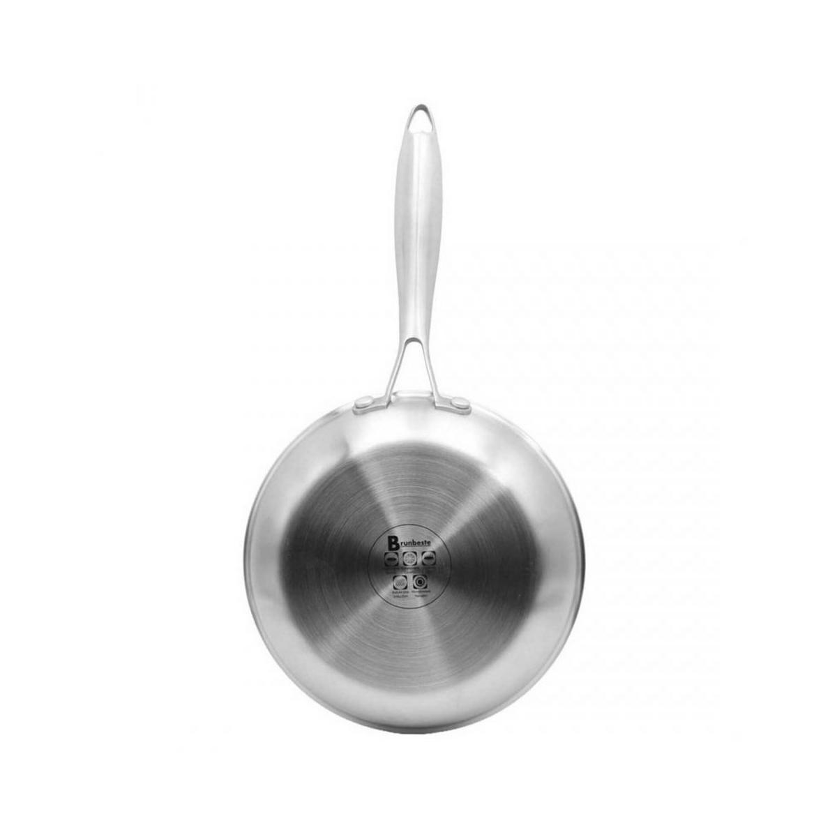 PFANNE Silber 48/28/5.5 cm 67599 - Silberfarben, Metall (28cm) - Brunbeste