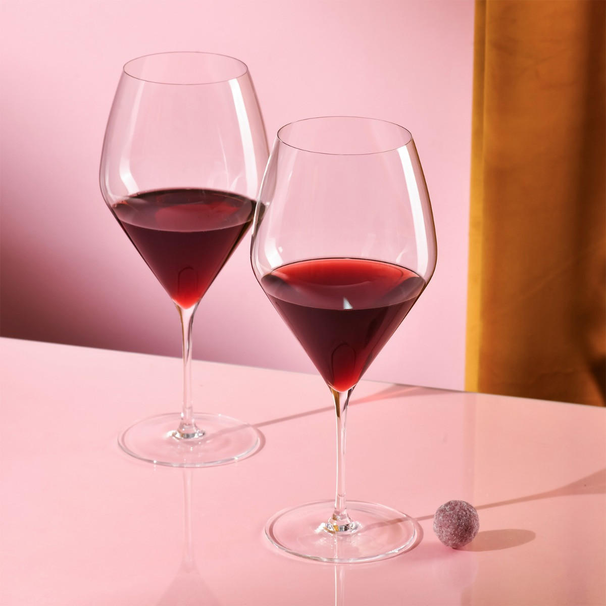 WEINGLÄSER EXCELLENCE SYMPHONY, 2ER-SET, 880 ML - Transparent, Glas (0.88L) - Krosno Glass