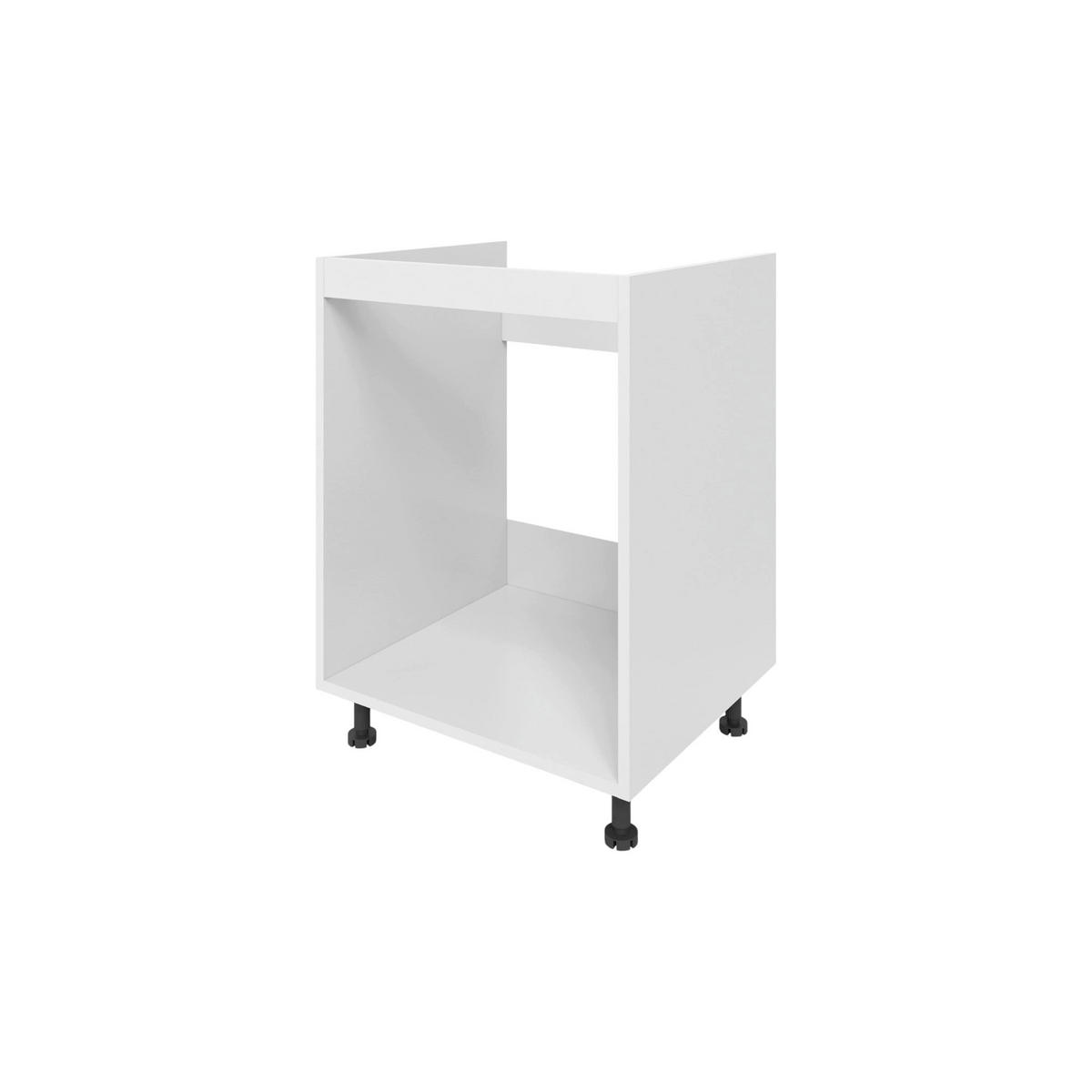 SPÜLENUNTERSCHRANK – 60 cm – DZ60 – Lunara – Weiß Matt - Weiß, Holzwerkstoff (60/72/52cm) - hi-markt
