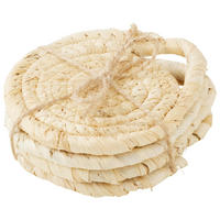 UNTERSETZERSET Nora in Naturfarben, 4-teilig - Hellbraun, Naturmaterialien (10/10cm) - Sonstige
