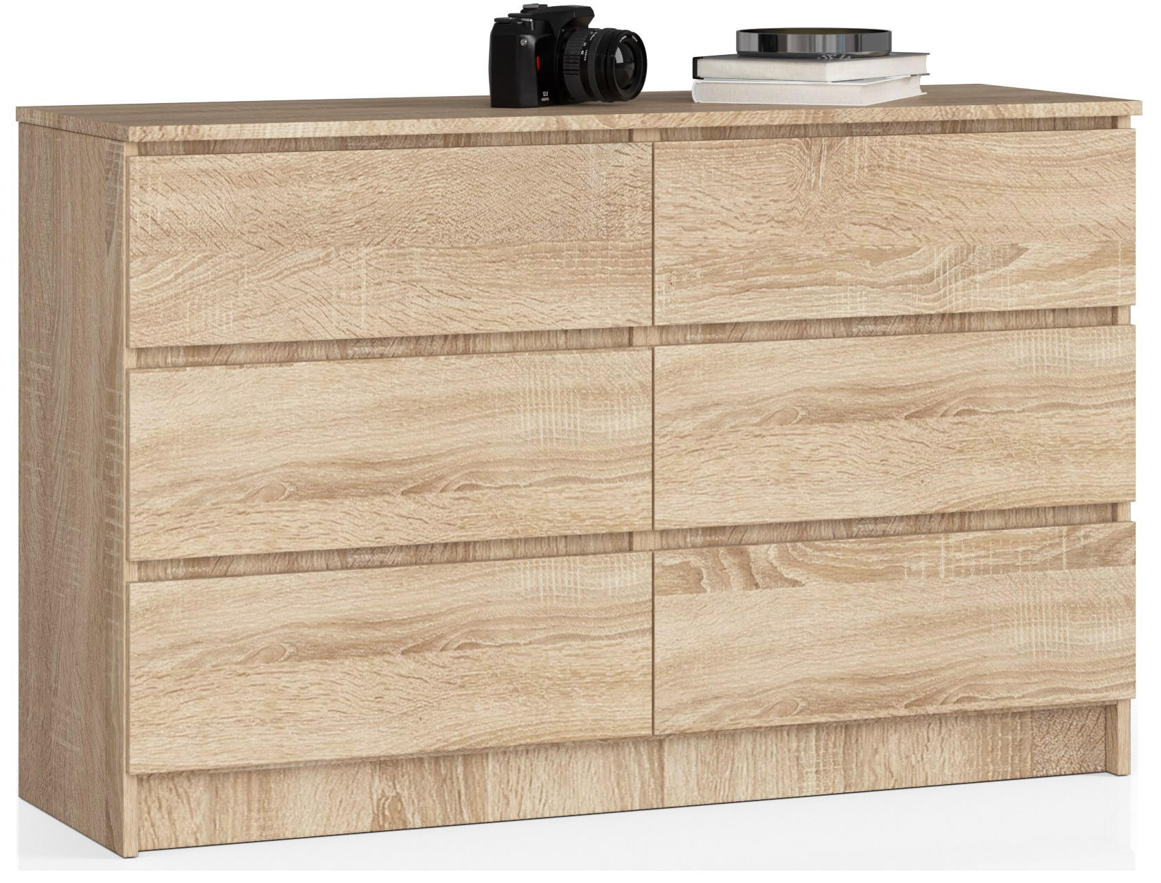 Akord Kommode Sonoma Eiche 120x77x40 cm