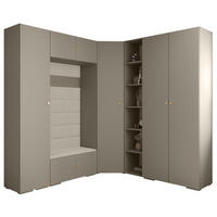 GARDEROBEN-SET 236,7/231,7/47 - Kaschmir/Beige, Holz/Kunststoff (181.7/236.7/47cm) - Abiks Möbel