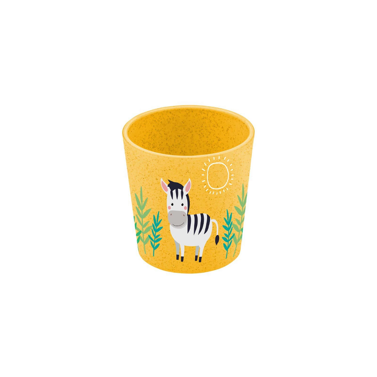 KINDERGESCHIRRSET Africa 3er Set - Gelb, Kunststoff (1/1/1cm) - Koziol