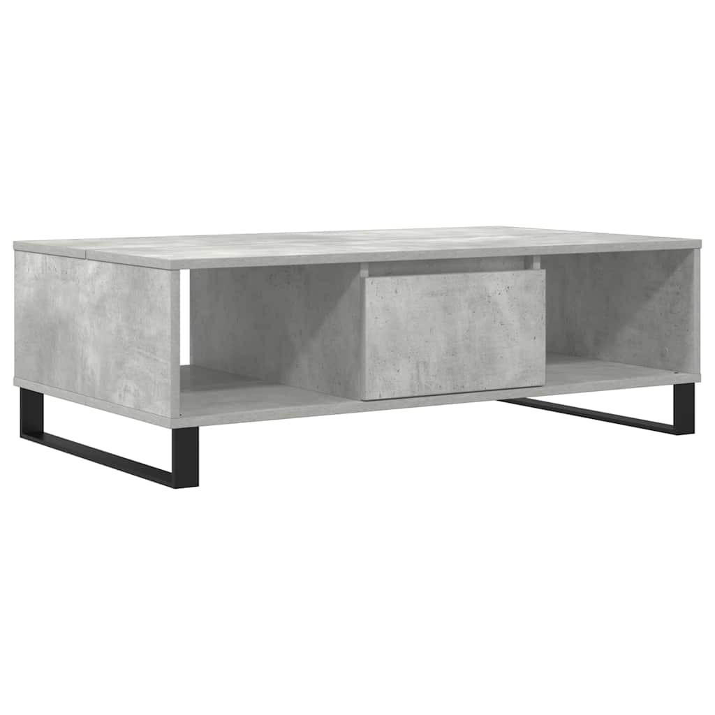 COUCHTISCH Betongrau 104x60x35 cm Holzwerkstoff - Grau, Holzwerkstoff (104/60/35cm) - furnicato