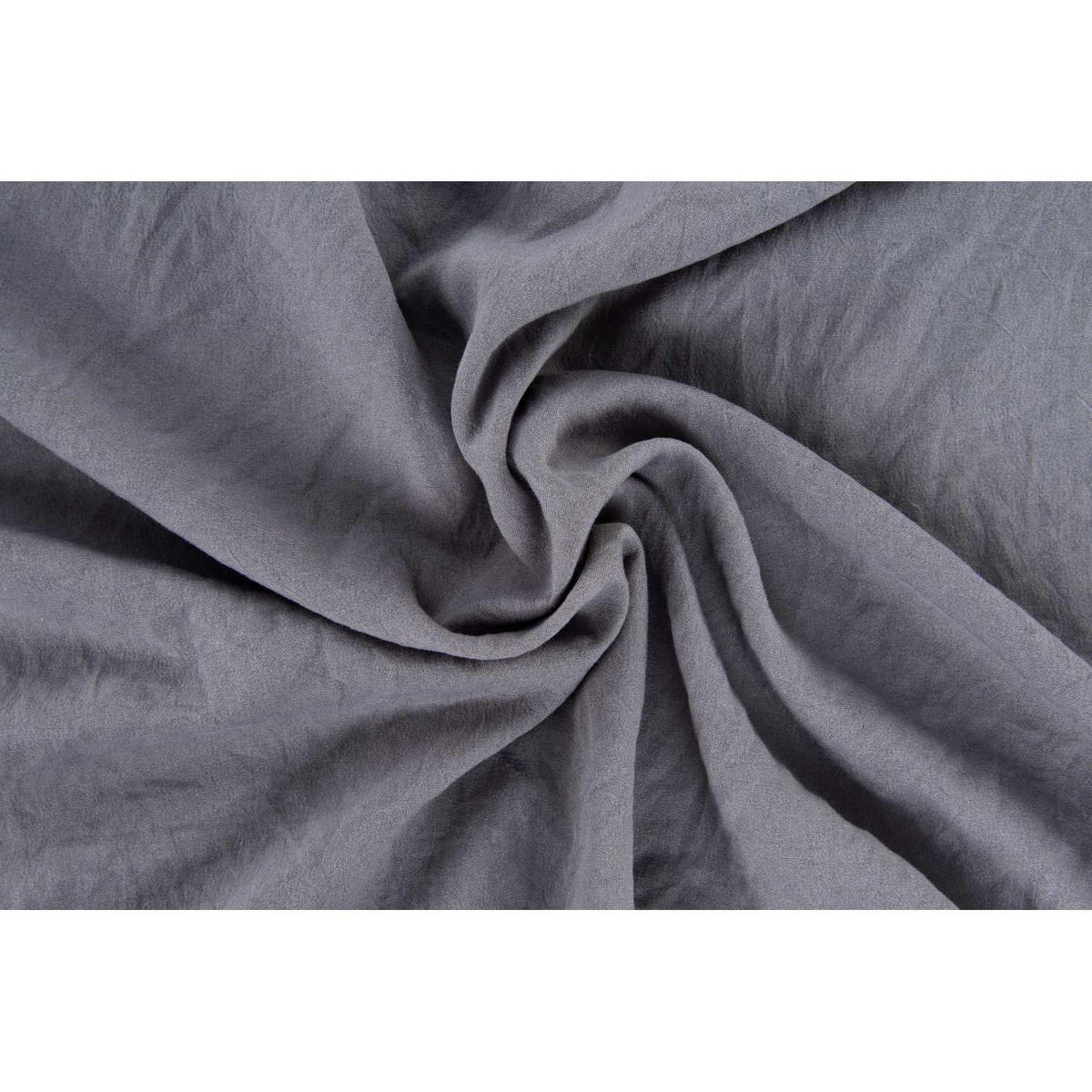 BETTWÄSCHE ENZYME STONE - Anthrazit, Textil (140/200cm) - Lieblings Ding