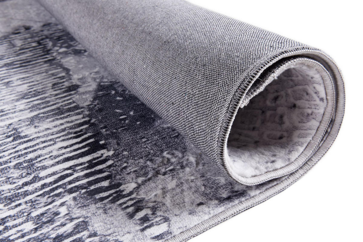 KURZFLORTEPPICH Rachele 140x200 cm - Grau, Textil (140/200cm) - Gino Falcone