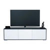 TV-BOARD Elena, Lowboard mit Push-to-Open, Made in Germany, Moderner Fernsehschrank, Anthrazit matt/Weiß matt (152,5 x 43 x 37 cm) - Weiß, Holzwerkstoff (152.5/43/37cm) - InnoFurn