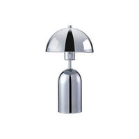 TISCHLAMPE - 20 cm x 20 cm - metall - silberfarben Tanta - Silberfarben, Metall (20/20/35.5cm) - Vente-Unique