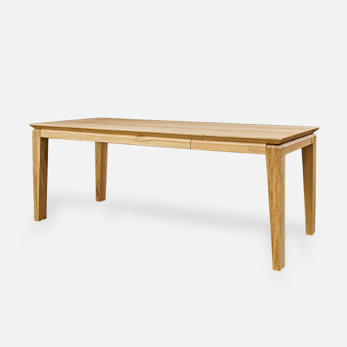 ESSTISCH aus Massivholz DANTE 160x90 + Zusatzplatten 2x45 cm - Eichefarben, Holz (160/90/75cm) - Rawood Furniture