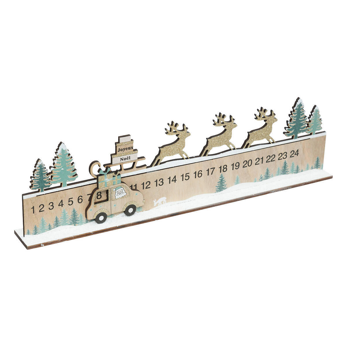 ADVENTSKALENDER 40 cm - Multicolor, Holzwerkstoff (18/4/40cm) - Atmosphera Createur d´interieur