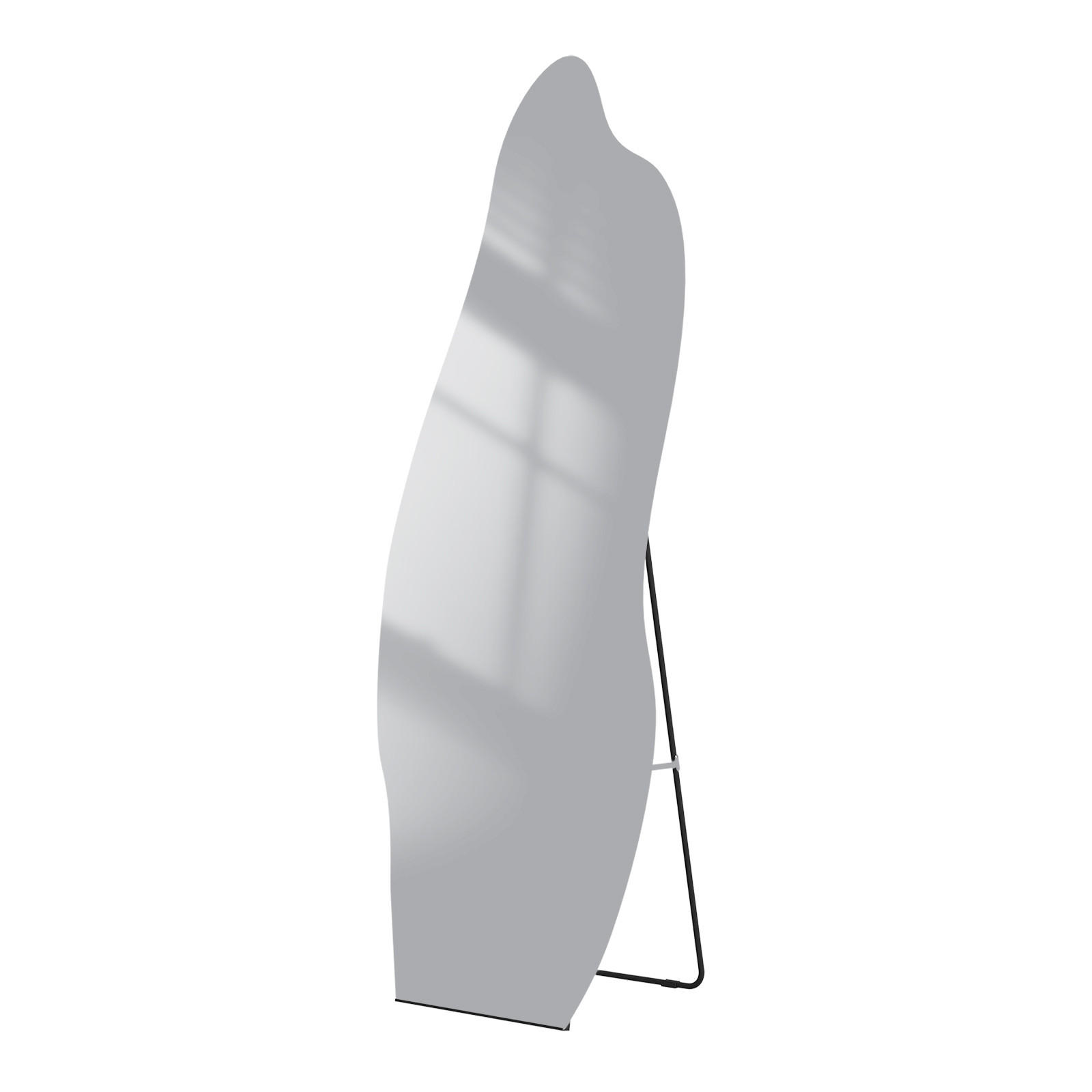 STANDSPIEGEL freistehend 145/50 cm - Schwarz, Glas (50/145/145cm) - EMKE