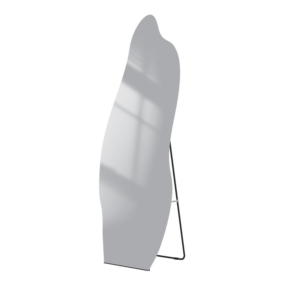 STANDSPIEGEL freistehend 145/50 cm - Schwarz, Glas (50/145/145cm) - EMKE