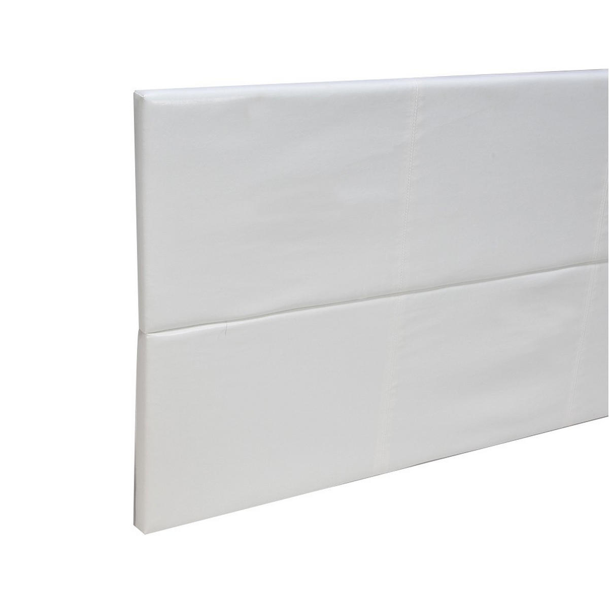 BETT Kopfteil / Kopteil 174x90x5 cm - Weiß - Weiß, Metall (5/90/174cm) - Weber Industries