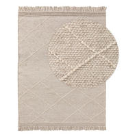 WOLLTEPPICH Daphne Beige 200x300 cm - Beige, Textil (200/300cm) - benuta Pure