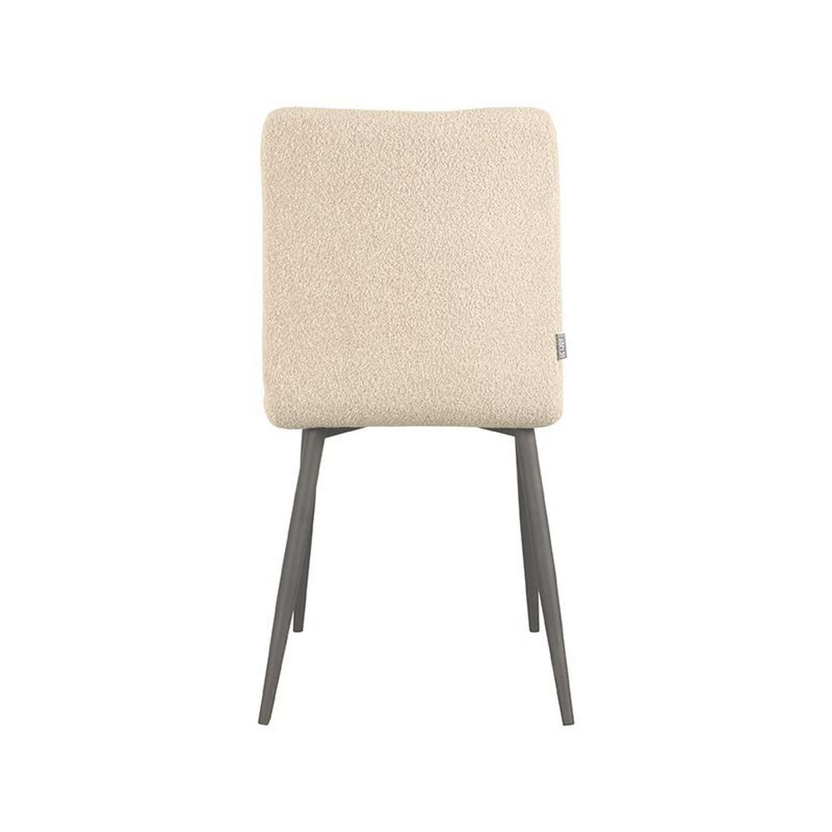 ESSZIMMERSTUHL Sam Beige 45/57/86 cm 2er-Set - Hellbraun, Textil (57/86/45cm) - LABEL51