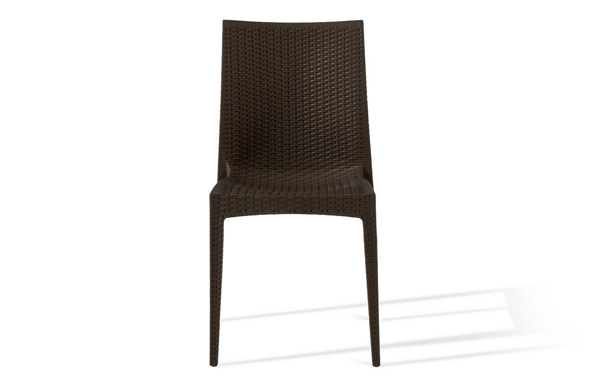 GARTENSTUHL ETULI 2-tlg, Braun - Braun, Kunststoff (48/88/50cm) - KONSIMO®