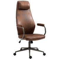 CHEFSESSEL Lederlook Cognac - Cognac/Schwarz, Textil/Metall (62/127/66cm) - CLP