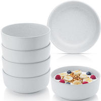 SCHALEN LEEDS FROST - 6 teilig aus Steingut - Weiß, Stein (16.5/16.5/6.5cm) - Sänger