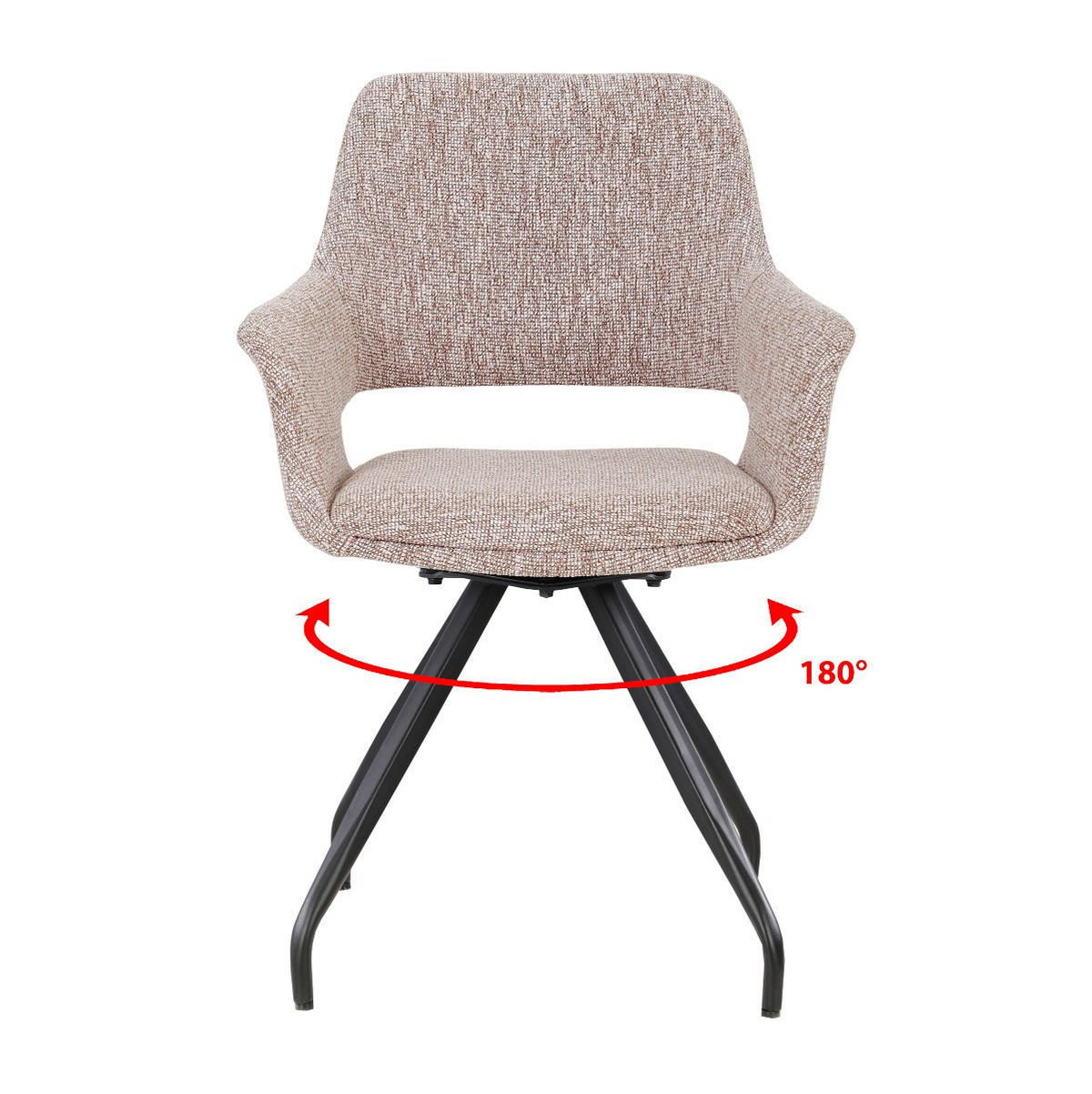 ESSZIMMERSTÜHLE Capp Rosa 61/61/88 cm - Pink, Textil (61/88/61cm) - Livingfurn