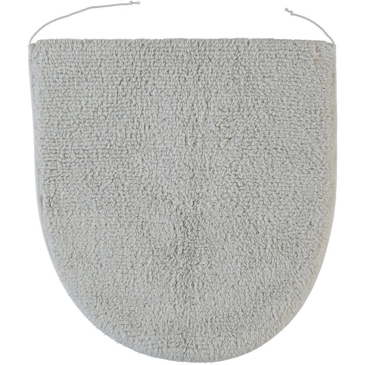 WC-DECKELBEZUG PRESTIGE PERLGRAU - 11 - Grau, Textil (45/50cm) - Rhomtuft