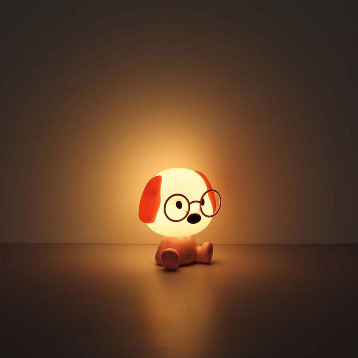 LED KINDERTISCHLEUCHTE Puppy Rosa - Rosa, Kunststoff (18/15/20cm) - Globo Lighting