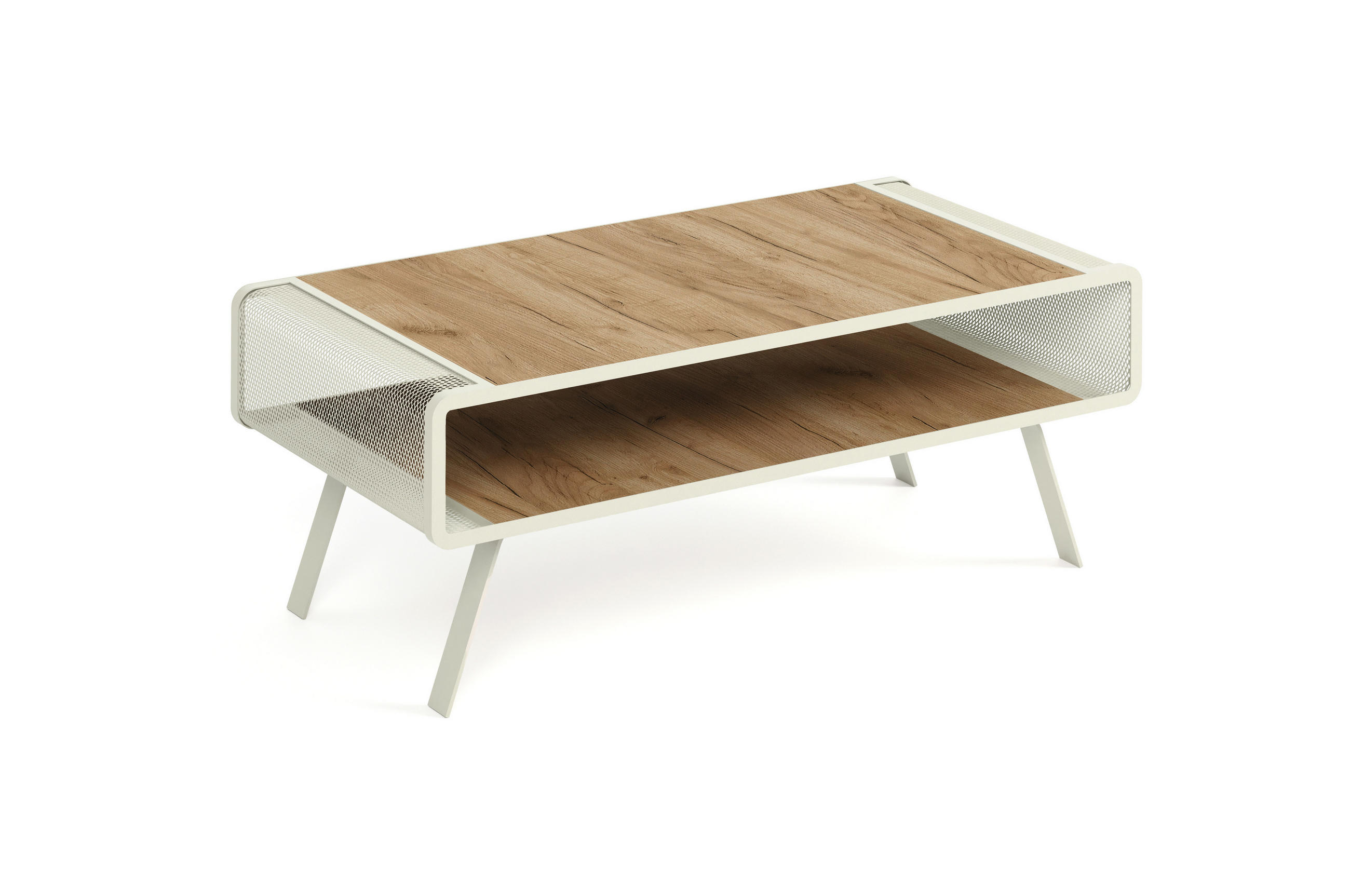 COUCHTISCH TORPE - Honigeiche/Kaschmir, Holzwerkstoff (60/121/45cm) - Meblini