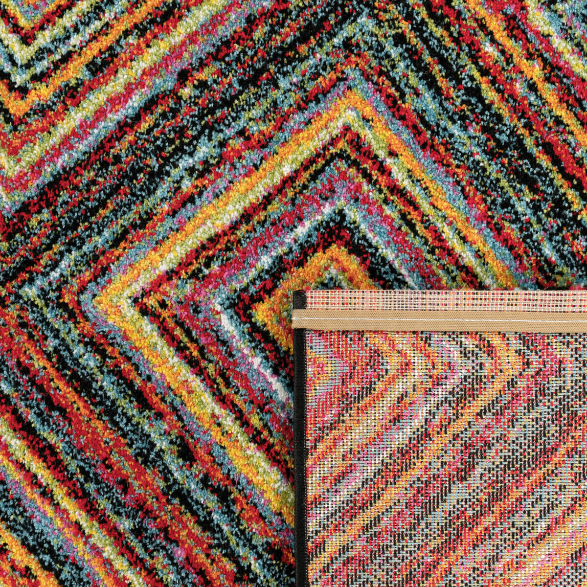 KURZFLORTEPPICH 200/290 cm Passion 224 - Multicolor, Kunststoff (200/290cm) - Paco Home
