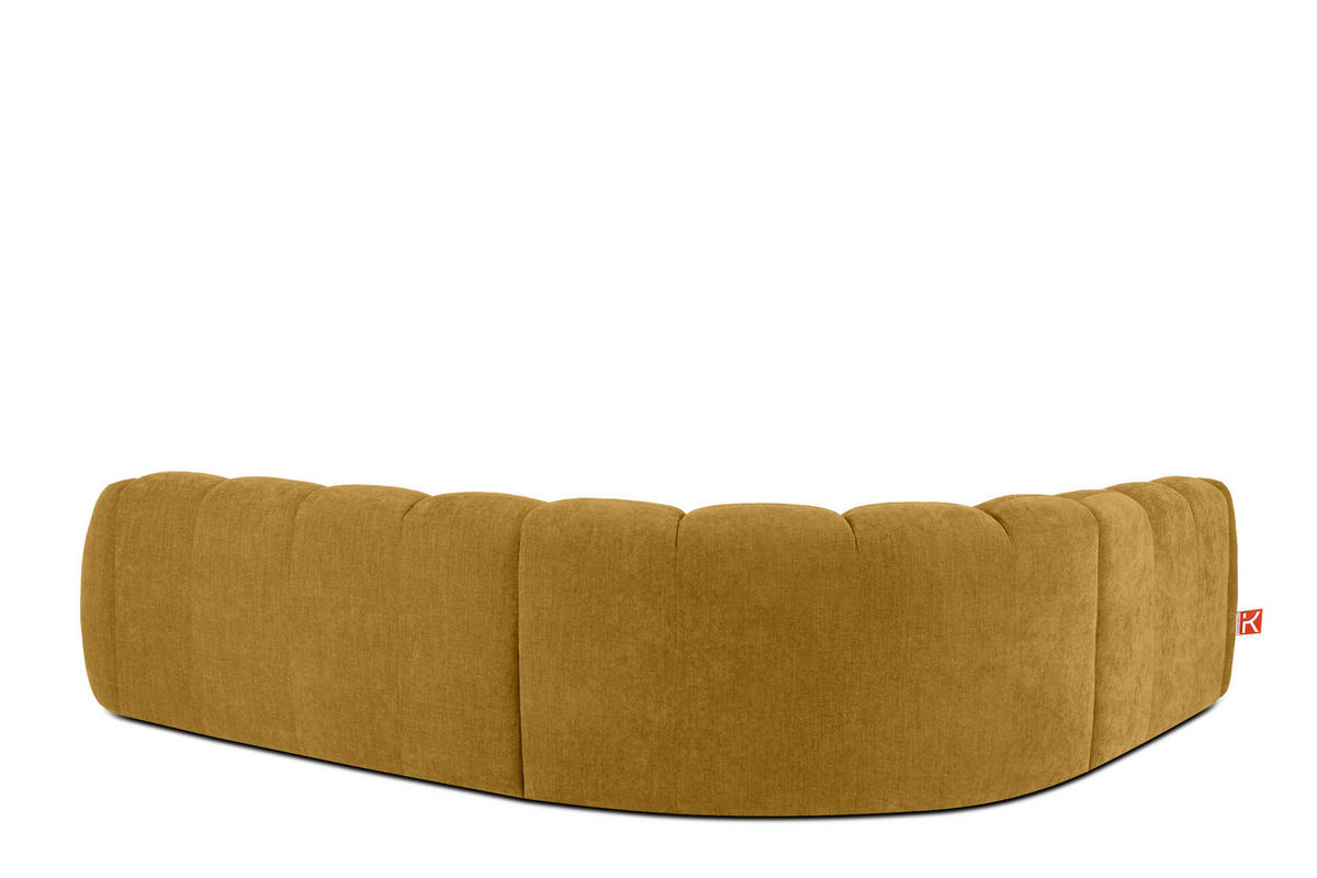 ECKSOFA LINKS FLAVA, Honigfarben - Honig, Holz/Holzwerkstoff (310/270cm) - KONSIMO®