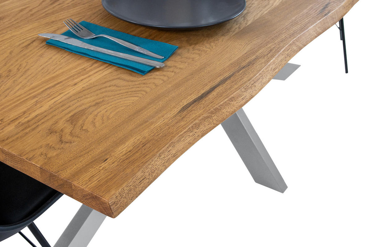 ESSTISCH SALVADOR - Eichefarben/Beige, Holz (100/200/77cm) - SAM