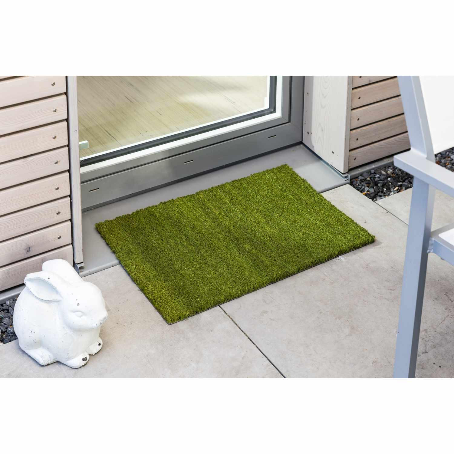 KOKOSMATTE MIT NATURFASERN KEIRA - Grün, Textil (55/85cm) - Astra