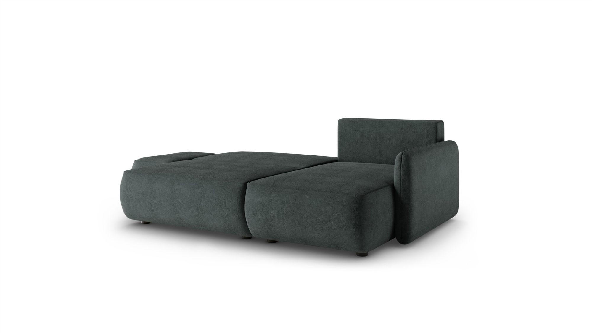 Thumbnail - Fun Möbel Ecksofa, Anthrazit, Textil, Ottomane rechts, 229x148 cm, Wohnzimmer, Sofas & Couches, Wohnlandschaften, Ecksof...