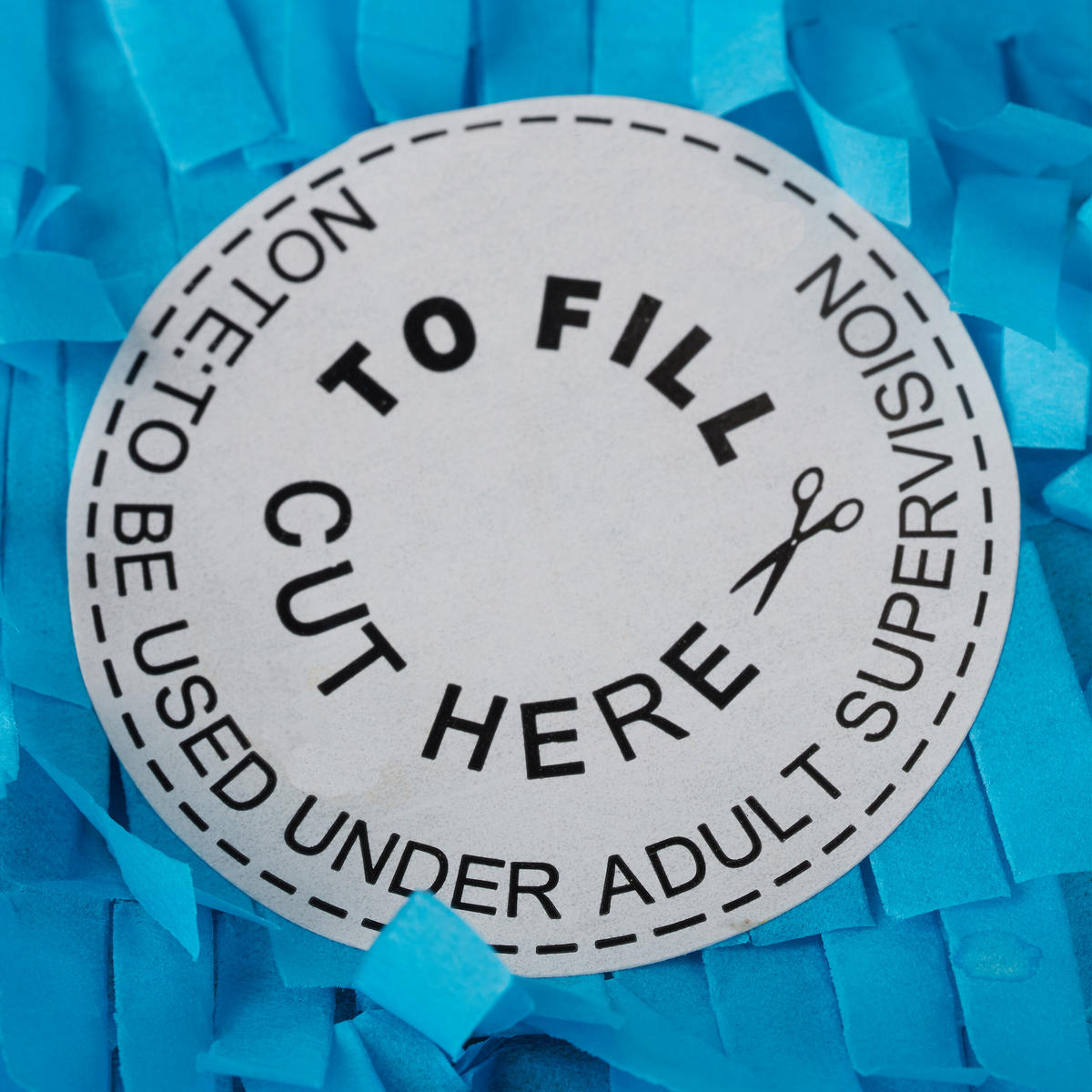 PINATA - různobarevná, plast/papír (35.5/50.5/7.5cm) - Relaxdays