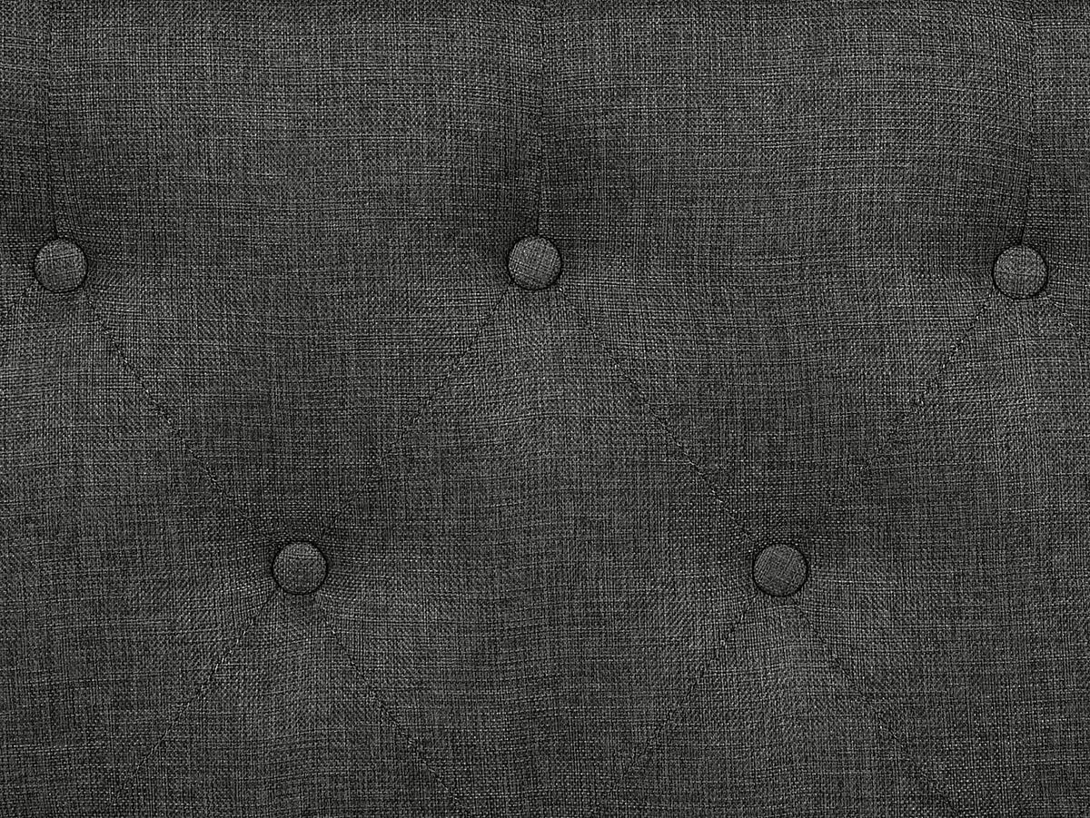BETTKOPFTEIL - 2 Personen - stoff - grau Massimo - Grau, Textil (173/125/20cm) - Vente-Unique